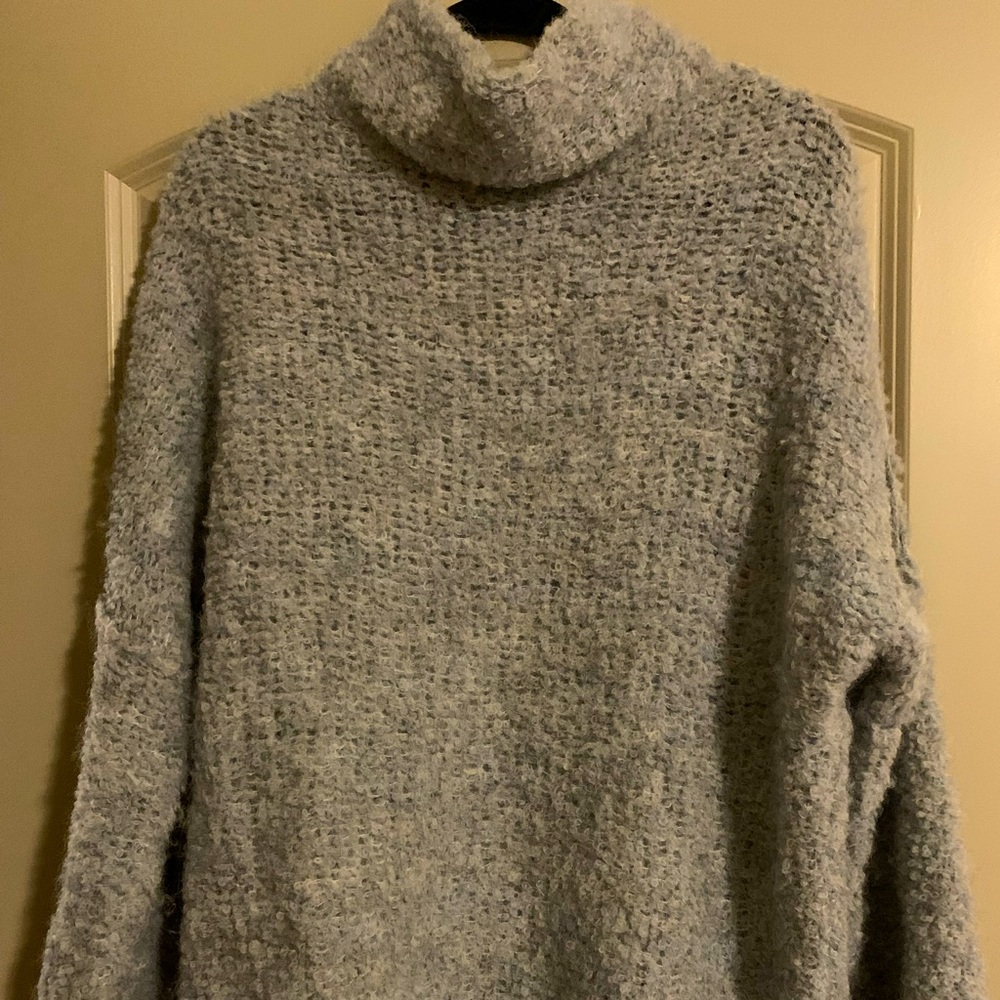 Free People Fuzzy Turtleneck Sweater
